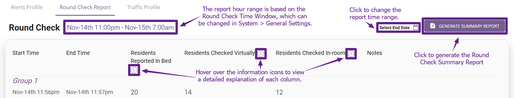 Business Reports - Vericare BP Help Page